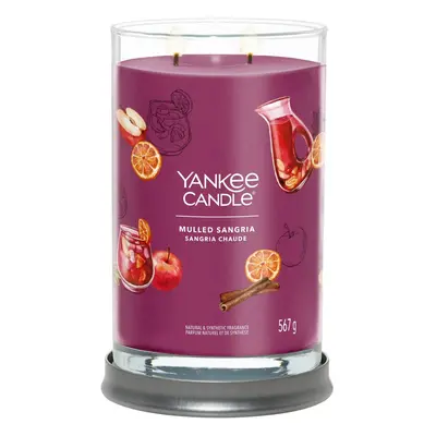 Yankee Candle vonná svíčka Signaturevelká svíčka Tumbler Mulled Sangria 567g