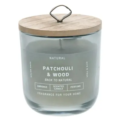 Svíčka ve skle Back to natural, Patchouli & Wood, 250 g