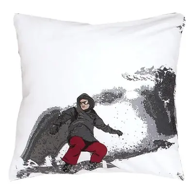 SCANquilt povlak KLASIK SOFT snowboard bílošedá 40 x 40 cm