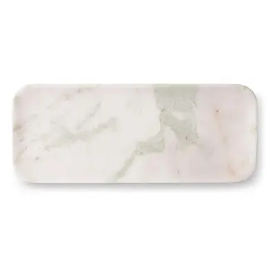 Luxusní bílý mramorový podnos Marble white - 30*12*1,5cm