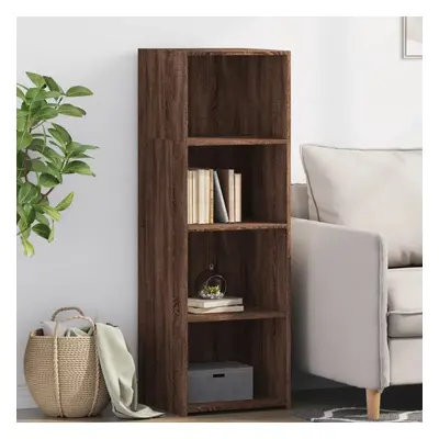 Skříň highboard hnědý dub 40 x 41 x 124 cm kompozitní dřevo