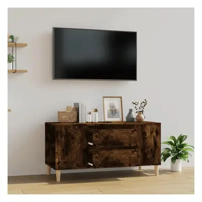 TV skříňka kouřový dub 102x44,5x50 cm kompozitní dřevo