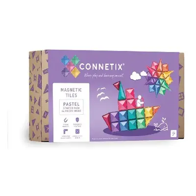 Connetix magnetická stavebnice Pastel Starter Pack 64ks