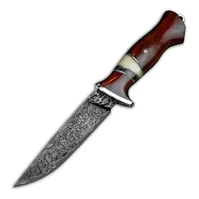 KnifeBoss lovecký damaškový nůž Outdoor Hunter VG-10