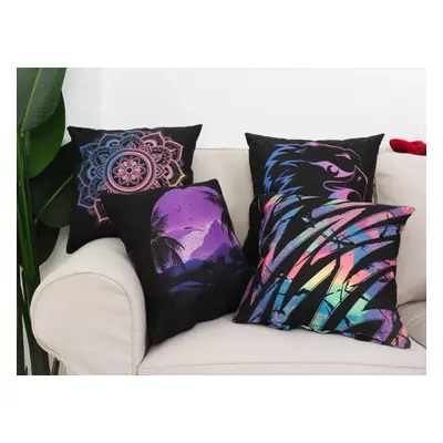 XPOSE® Set povlaků na polštář MANDALA 2 40x40 cm - set 4ks