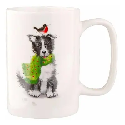 Altom Porcelánový hrnek Xmas Dog B, 300 ml