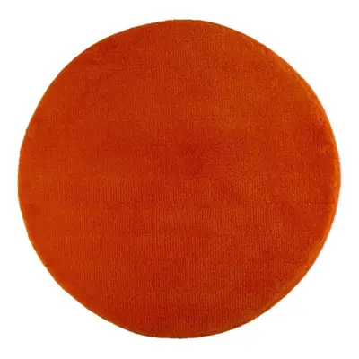 ROUTNER Koupelnová předložka UNI COLOR Oranžová - Oranžová / Kruh Ø 90 cm