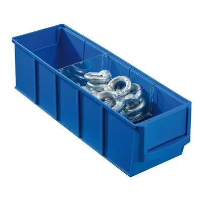 Allit Plastový regálový box ShelfBox typ A - 91 x 300 x 81 mm, 16 ks, modrý