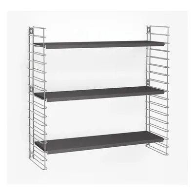 3patrový regál Metaltex Libro, šířka 70 cm