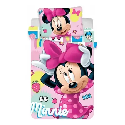 Jerry fabrics Disney povlečení do postýlky Minnie sweet baby 100x135 + 40x60 cm