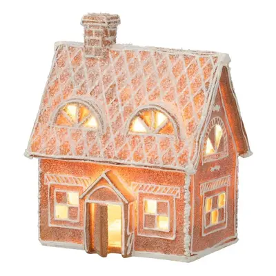 Vánoční perníková chaloupka s Led světýlky Gingerbread House - 17*14*22cm