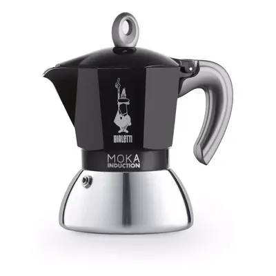 Bialetti Moka kávovar New Moka Induction na 4 šálky černý