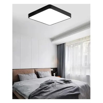 LEDsviti Černý designový LED panel 400x400mm 24W denní bílá (9734)