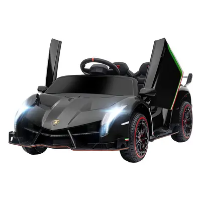 Dětské elektrické autíčko HOMCOM Lamborghini s dálkovým ovládáním, Bluetooth a hudební funkcí, p