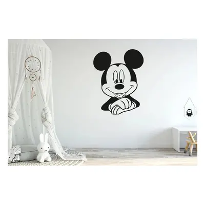 Lepy.cz Samolepka na zeď Mickey Mouse Velikost (šířka x výška): 85x110cm, Barevná varianta: Nugá