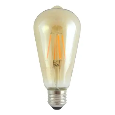 LED žárovka filament 8W ST-64 gold