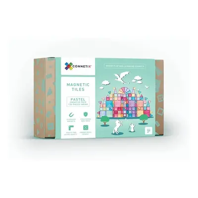 Connetix magnetická stavebnice Pastel Creative Pack 120ks