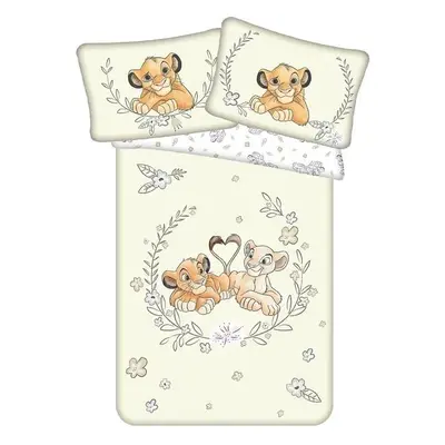 Jerry fabrics Disney povlečení do postýlky Lion King 03 baby 100x135 + 40x60 cm