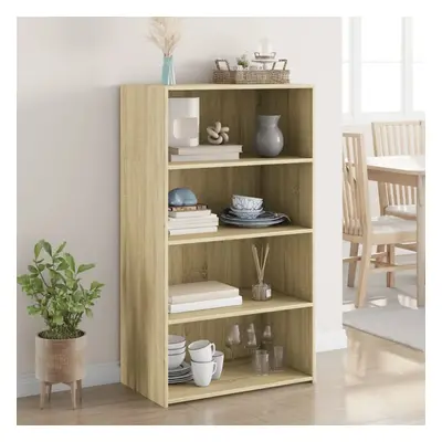 Skříň highboard dub sonoma 70 x 41 x 124 cm kompozitní dřevo