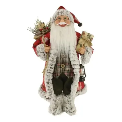 Dekorace Santa Claus Tradiční vzorovaný 46cm