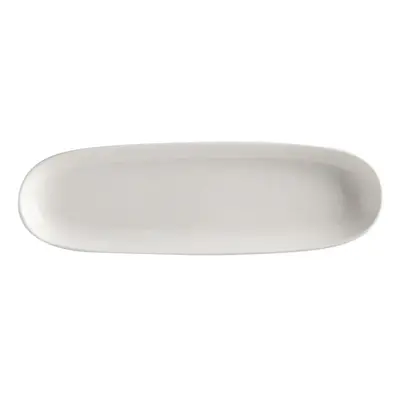 Bílý porcelánový servírovací talíř Maxwell & Williams Basic, 40 x 12,5 cm