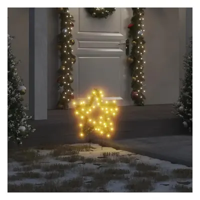 Vánoční světelné dekorace s hroty 3 ks Hvězda 50 LED diod 29 cm