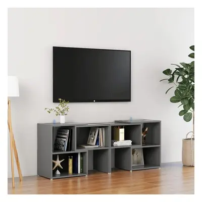 TV skříňka šedá 104 x 30 x 52 cm kompozitní dřevo