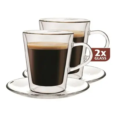 Maxxo Lungo 2dílná sada termo sklenic, 220 ml