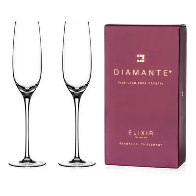 Diamante sklenice na šampaňské Moda 200 ml 2KS