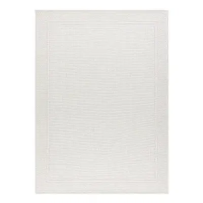 koberec TIMO 5979 SISAL venkovní rám bílý velikost 140x190 cm | krásné koberce cz