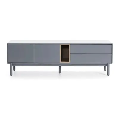 Modro-šedý TV stolek 180x56 cm Corvo – Teulat