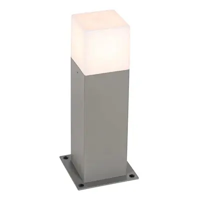 Moderní stojací venkovní lampa šedá 30 cm IP44 - Dánsko