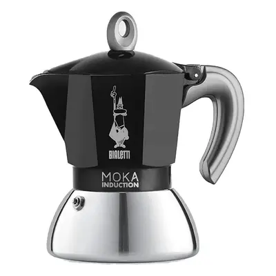 Bialetti Moka Induction 2 šálky - černá 80 ml