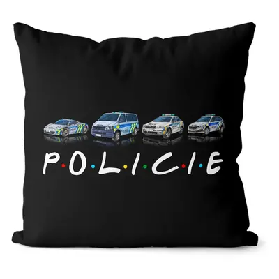 Polštář Policie (Velikost: 40 x 40 cm)