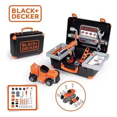 Smoby Black & Decker kufřík s nářadím a autíčkem