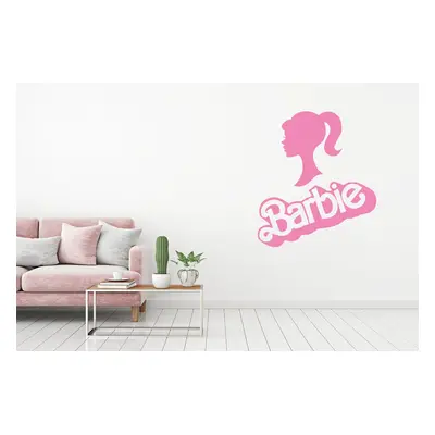 Lepy.cz Samolepka na zeď Barbie Velikost (šířka x výška): 25x28cm, Barevná varianta: Tmavě modrá