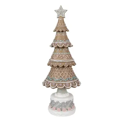 Dekorace vánoční perníkový stromek Gingerbread Tree - Ø 13*33 cm