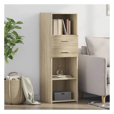 Skříň highboard dub sonoma 40 x 42,5 x 124 cm kompozitní dřevo