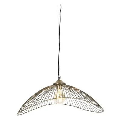 Designová závěsná lampa mosaz 64 cm - Pia