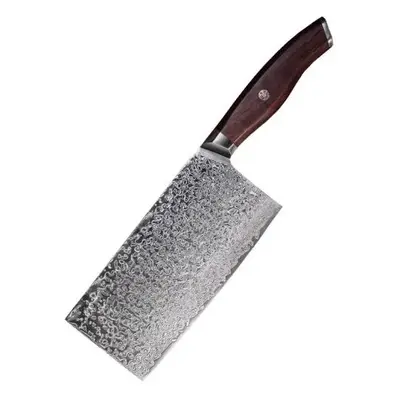 KnifeBoss damaškový nůž Cleaver 7" (182 mm) Rose wood VG-10