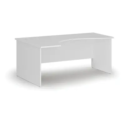 Ergonomický kancelářský pracovní stůl PRIMO WHITE, 1800 x 1200 mm, levý, bílá