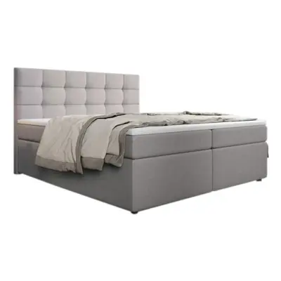 Expedo Čalouněná postel boxspring SALMA + vrchní matrace, 180x200, inari 22