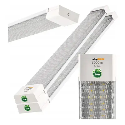 BERGE 2x LED panel SATURN - 150cm - 50W - studená bílá