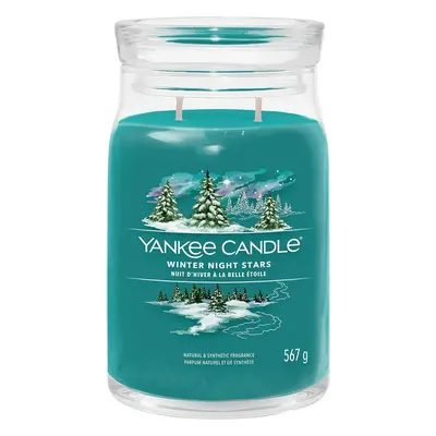 Yankee Candle vonná svíčka Signature ve skle velká Winter Night Stars 567g