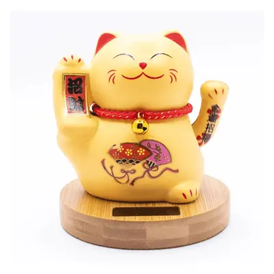 Milujeme Kameny Maneki neko - mávající kočička Solar - Feng shui VADA VAD264