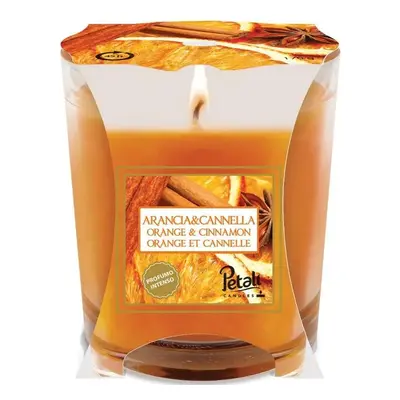 PETALI vonná svíčka ve skle Orange & Cinnamon - hoření 45h