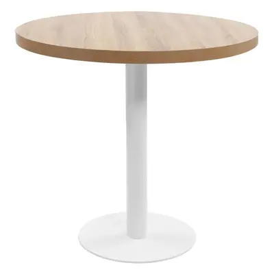 Bistro stolek světle hnědý 80 cm MDF