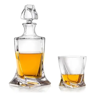 Crystal Bohemia Quadro Whisky Set (1+6)