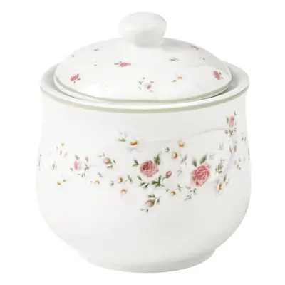 Bílá porcelánová cukřenka Brandani Nonna Rosa