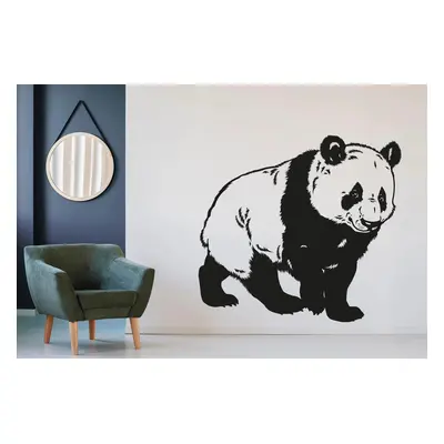 Lepy.cz Samolepka na zeď Panda Velikost (šířka x výška): 95x87cm, Barevná varianta: Světle červe